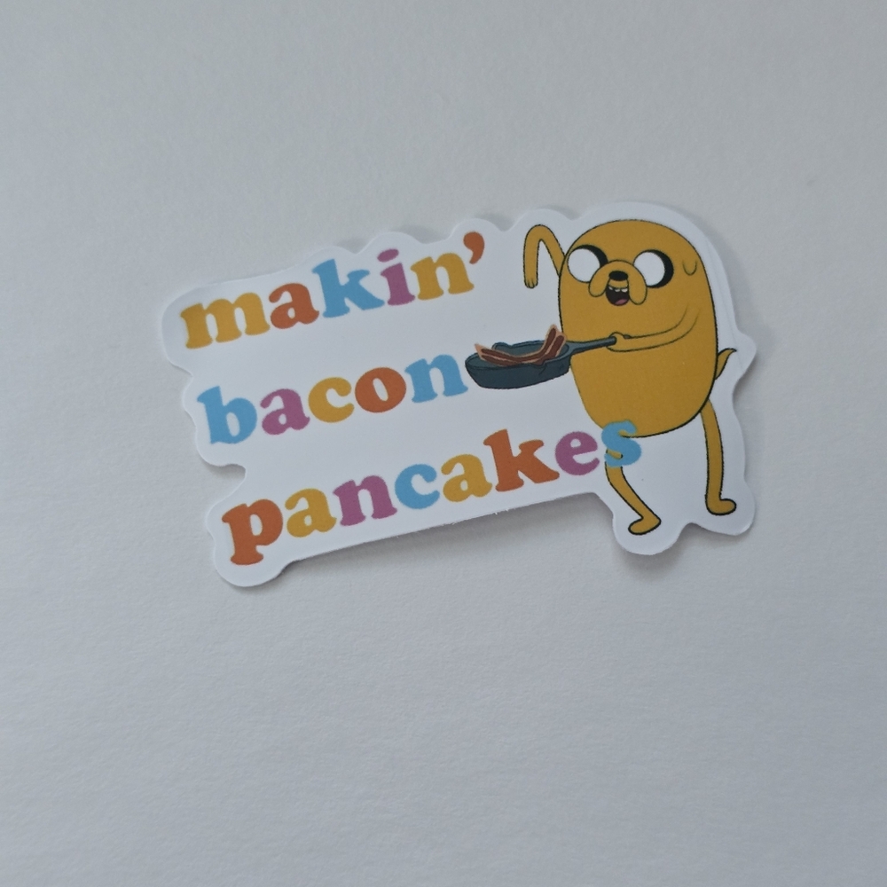 10/$10  Makin' Bacon Pancakes Adventure Time Sticker